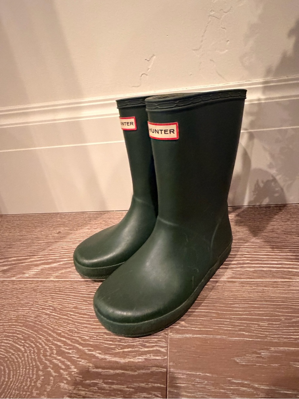 Hunter Matte Forest Green Short Rain Boots